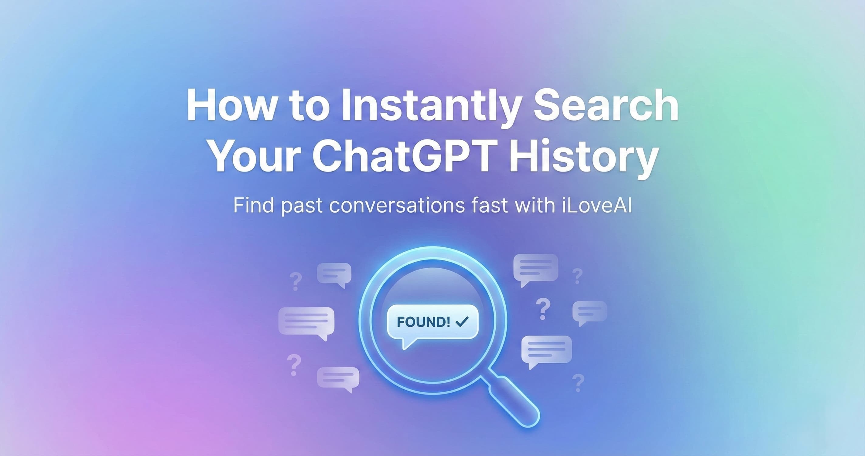 「Where Was That Conversation?」 How to Instantly Full-Text Search Your ChatGPT History