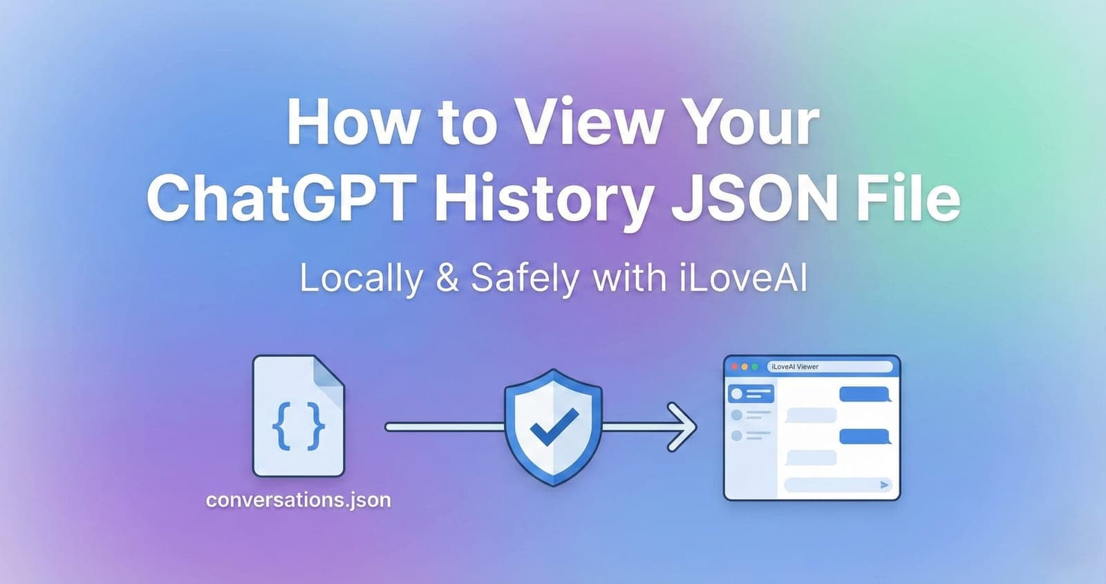 如何在本地安全地查看 ChatGPT 导出的历史记录 JSON 文件